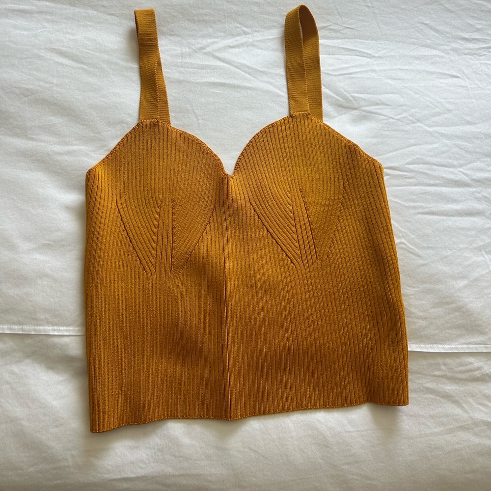 Vince Gold Sweater Tank